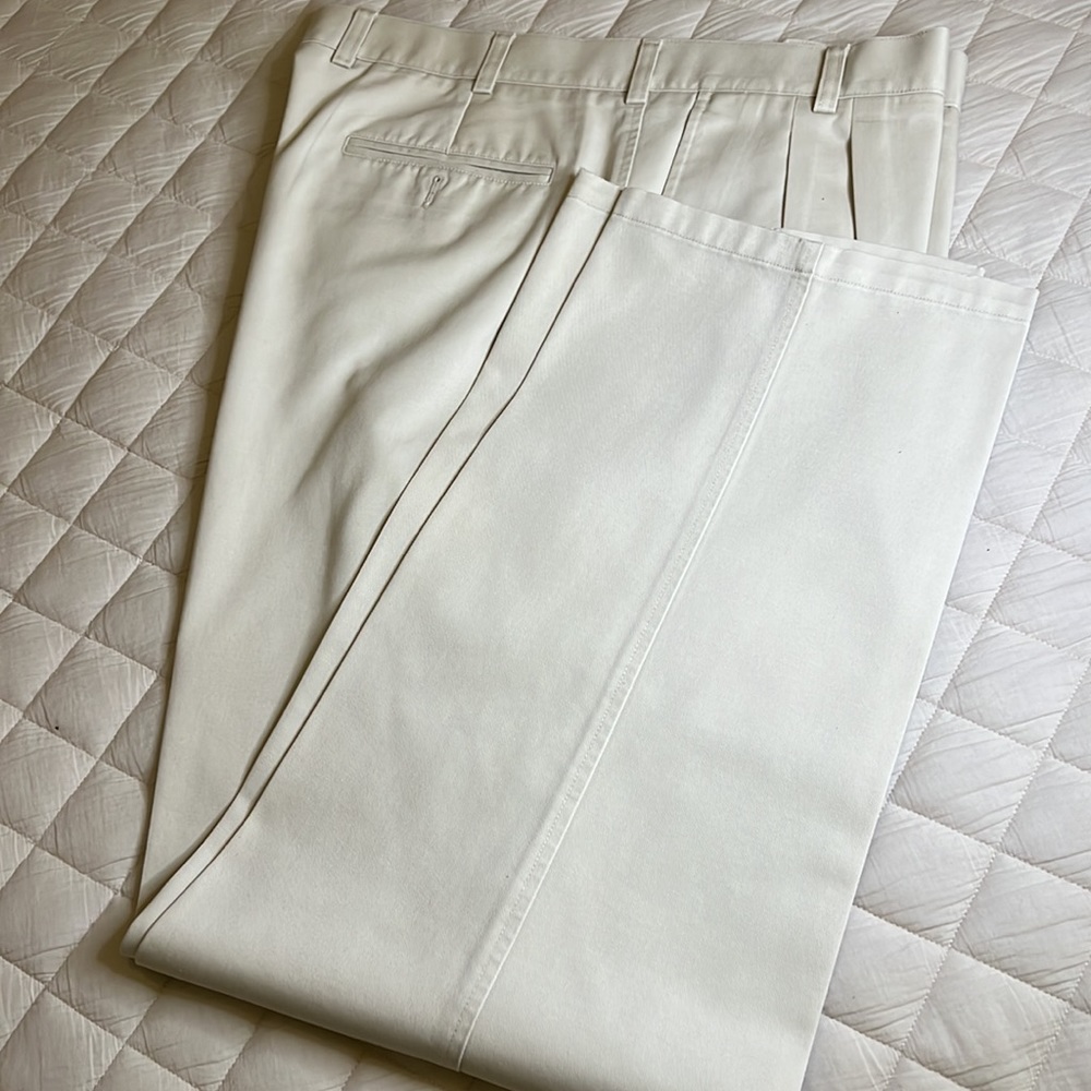 Men’s Nordstrom’s 100% Cotton Cream slacks